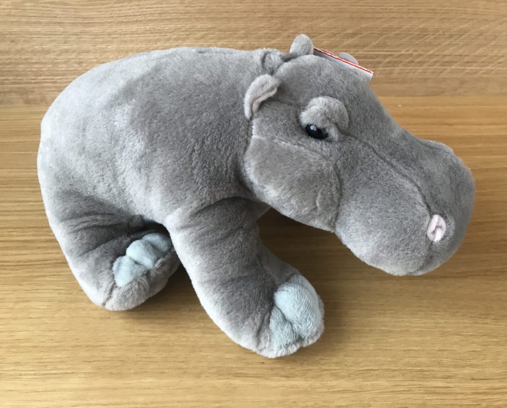 Peluche hippopotame Big Headz - Peluche d'occasion