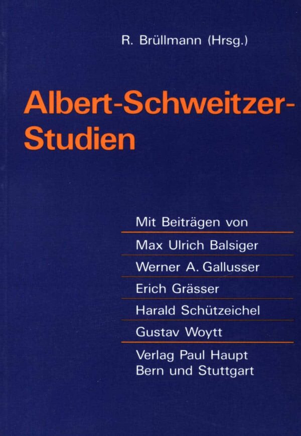 Albert-Schweitzer-Studien