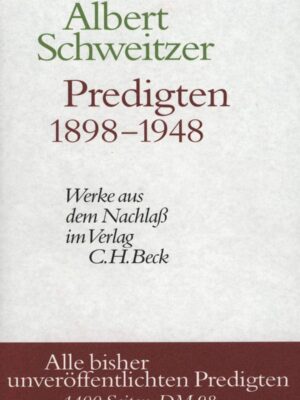 Predigten 1898-1948