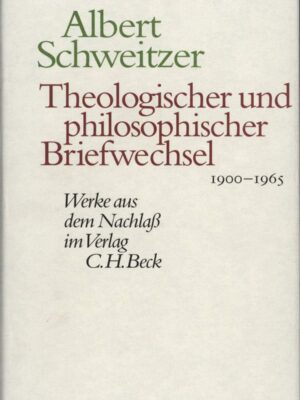 Theologischer und philosophischer Briefwechsel (1900-1965)