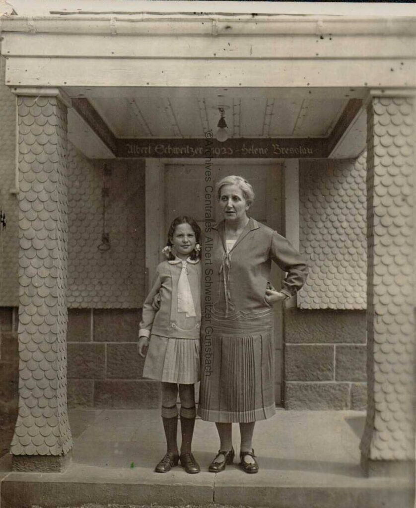 Hélène et Rhéna à Königsfeld (1929)