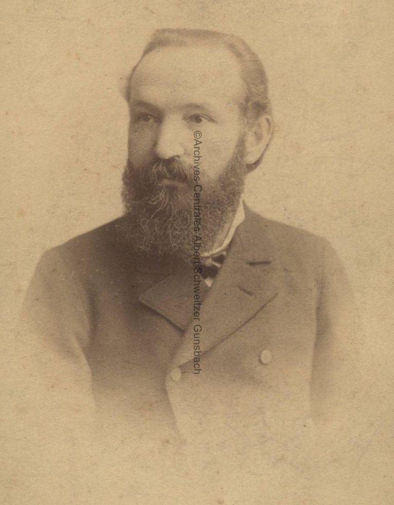 Louis Schweitzer, père d’Albert (1889)