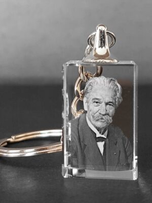 Porte-clés verre Albert Schweitzer