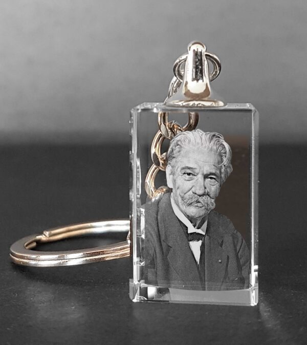 Porte-clés verre Albert Schweitzer